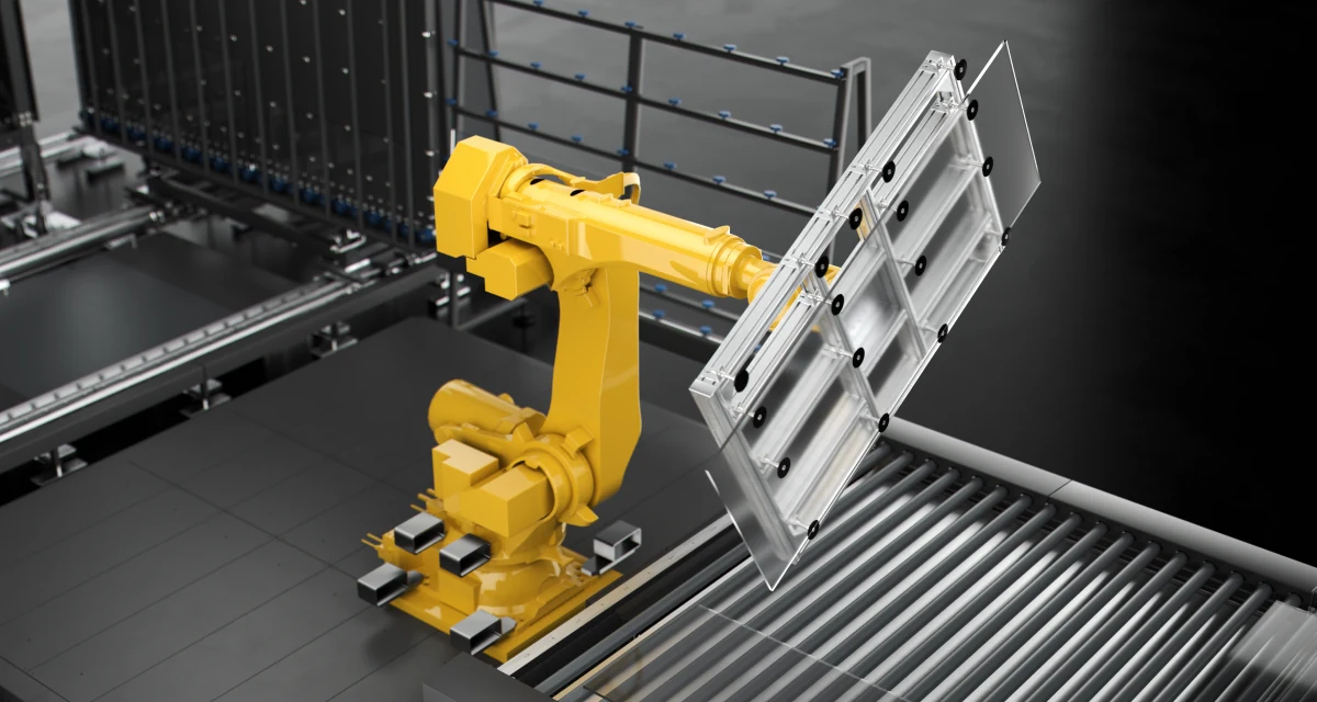 Robot antropomorfo integrato in linea